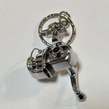 스피닝 릴 메탈 키링 핸들 스풀 회전 헤이세이 레트로