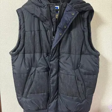 G-STAR RAW 후드 부착 다운 베스트 M