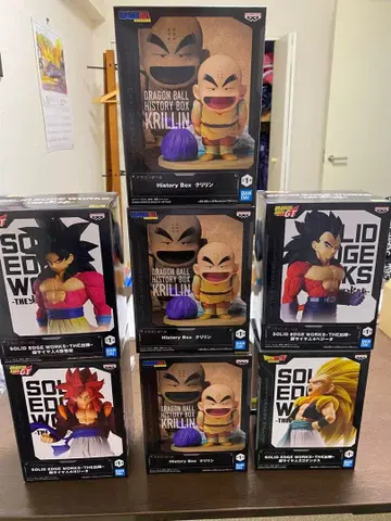 드래곤볼 손오공4 베지터4 오지터4 피규어 세트