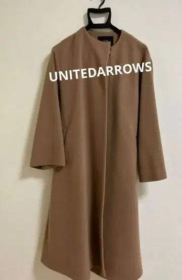 [ UNITEDARROWS ] 롱 코트 카멜 36 프로필 필독
