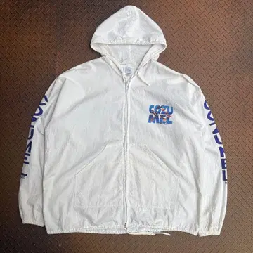 90s COZUMEL 지퍼 후드티 페이퍼 자켓 서핑 멕시코