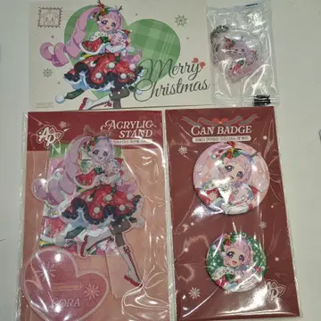 비밀의 아이프리 히마리 크리스마스 아크릴 스탠드 캔뱃지 특전