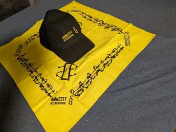 AMNESTY INTERNATIONAL 반다나 부착 캡