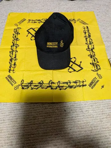 AMNESTY INTERNATIONAL 반다나 부착 캡