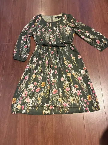 수나우나 꽃무늬 원피스 작은 사이즈 새상품급