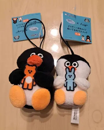핑구 x 마츠모토 세이지 봉제 인형 마스코트 2개 세트