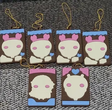 치이카와 캐릭터 파키 라바 마스코트 6개 세트