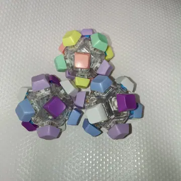 12 양면 루빅스 큐브 기계식 키보드 스위치 4개 세트