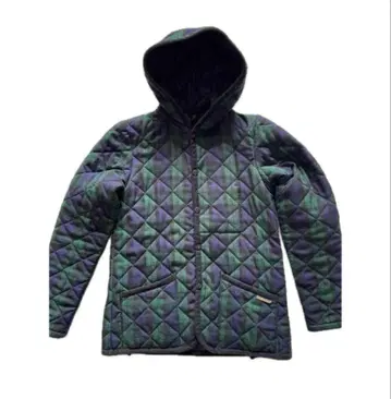 [ LAVENHAM ] 라벤햄 퀼팅 자켓 36 체크 무늬