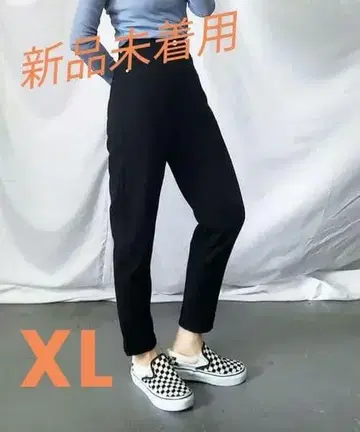 미착용 새상품 하이웨스트 벌룬 테이퍼드 워시 데님 팬츠 사이즈 XL