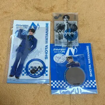 SnowMan ON 돔 투어 아크릴 스탠드 스티커 와타나베 쇼타