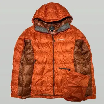 극미품 mont-bell 알파인 다운 파카 L 오렌지
