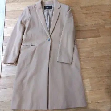 울 100% 노리즈 소피 sophi 카멜 베이지 체스터 코트