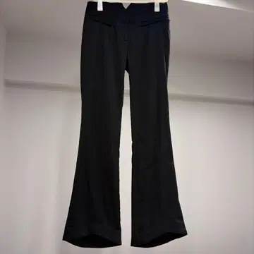 JOHN GALLIANO 블랙 플레어 팬츠