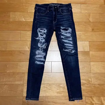 아메리칸 이글 하이라이즈 제깅스 데님 ste4m