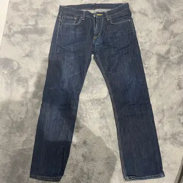 EDWIN 502 다크 블루 데님 W34