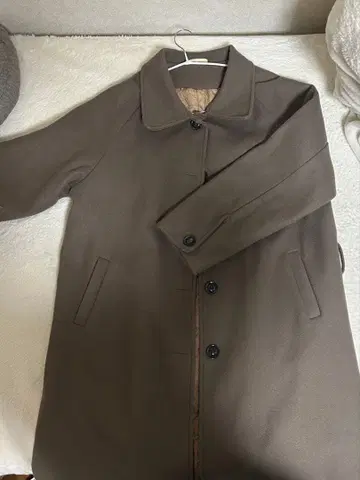 리티나 아틀리에 브라운 롱 코트