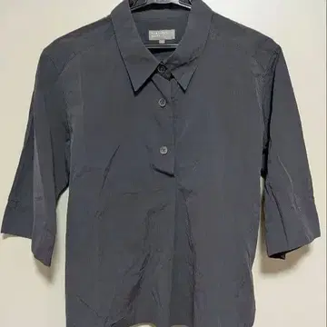 MARGARET HOWELL 그레이 반팔 셔츠 M