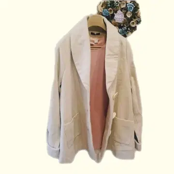 아이보리 테일러드 자켓