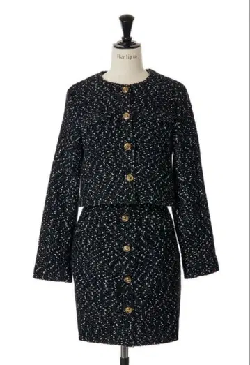 Herlipto Mix Loop Tweed Dress