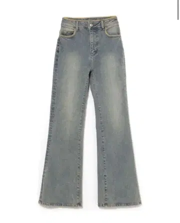 andmary Heart stitch denim blue beige S