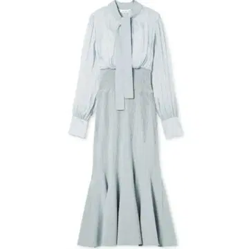 FRAY I.D/머메이드 니트 콤비 원피스