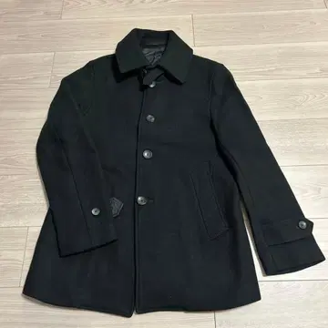 울 피 코트 EDIFICE 에디피스 블랙