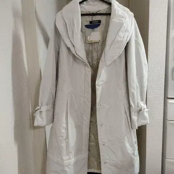 HIROKO BIS 롱 코트 아이보리