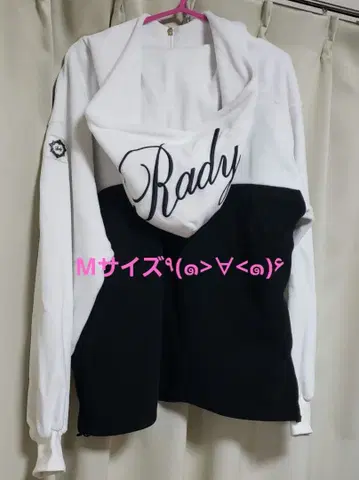 Rady 플리스 후드티 로고