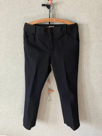 MICHAEL KORS MADISON FIT 블랙 캐주얼 팬츠