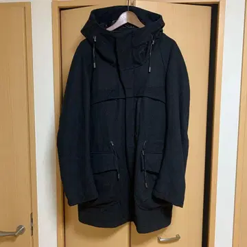 ZARA MAN DENIM COUTURE 후드 부착 XL 코트