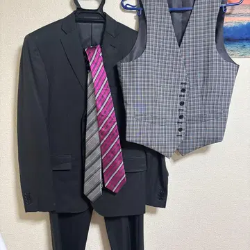 BUONA GIORNATA 블랙 수트 M 5종 세트