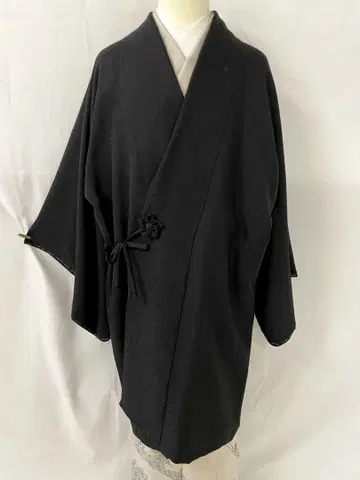 미사용 새상품 순수 실크 이중 기모노