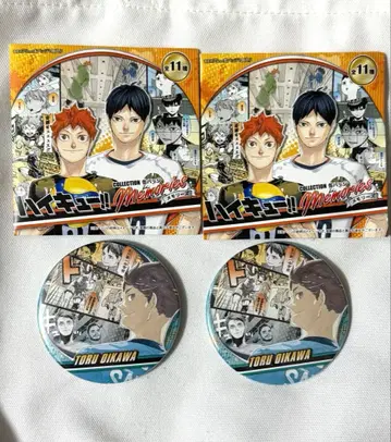 하이큐!! 컬렉션 캔뱃지 memories 오이카와 토오루 2개 세트