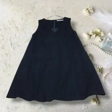 이에나 IENA 슬리브리스 원피스 38 네이비