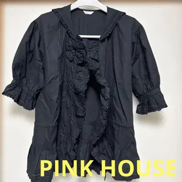 PINK HOUSE 오버 블라우스
