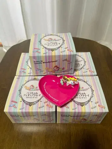 후지야 페코짱 피규어 트레이 캔디 5개 세트