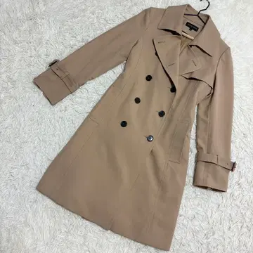 ESPRITMUR 트렌치코트 깔끔한 오피스 스테디셀러 베이지 (F 상당)