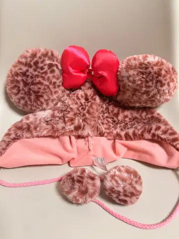 미니 레오파드 무늬 팬캡