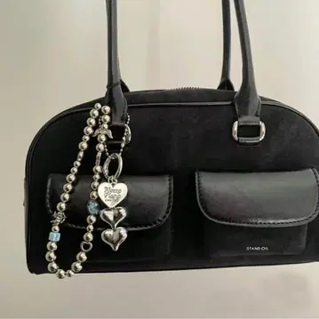 STAND OIL 블랙 핸드백