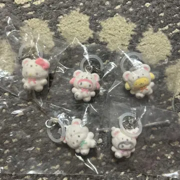 푹신푹신 스노우 가챠 가샤폰 산리오 5종 세트