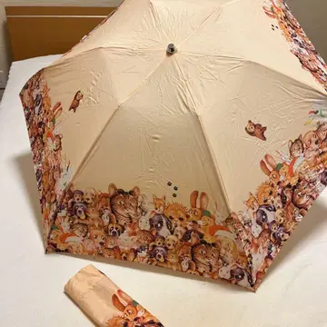 쿠니오 컬렉션의 귀중한 올 캐스트 접이식 우산입니다