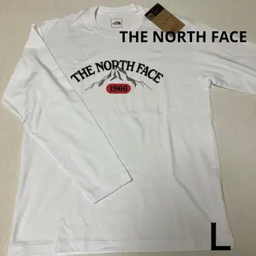 THE NORTH FACE 남성용 롱 T셔츠 L 화이트