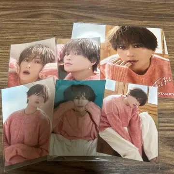 FANTASTICS 야기 유세이 트레이딩 카드 아더 자켓 6세트