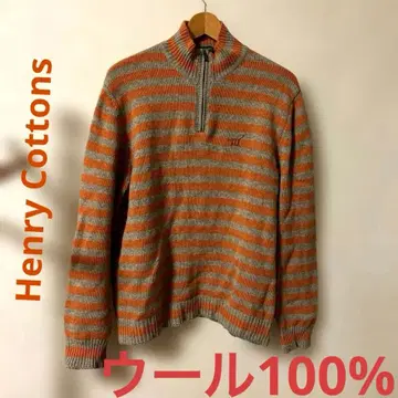 Henry Cottons 헨리코튼 M 하이넥 니트 스웨터