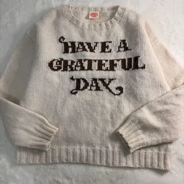 [ HAVE A GRATEFUL DAY ] KNIT CREW / L