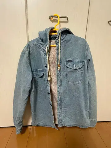 Lee 후드 부착 데님 자켓 M