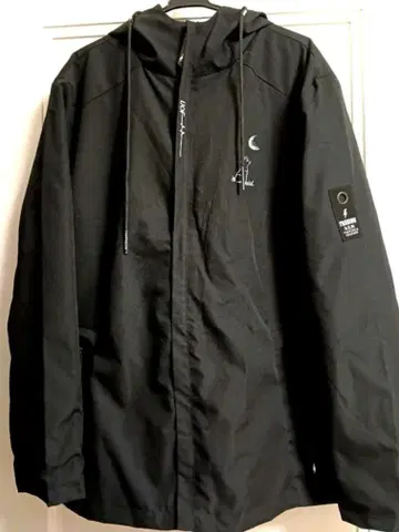 [ 미사용 새상품 ] 고양이 디자인 남성용 블랙 점퍼 3L