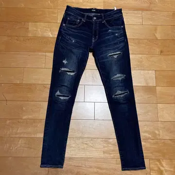 아줄바이마우지 크러쉬 스키니 데님 fm26m