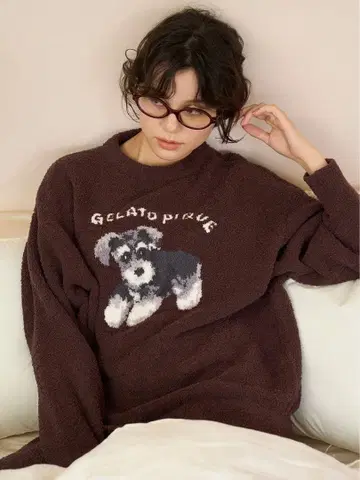 GELATO PIQUE 강아지 자수 룸웨어